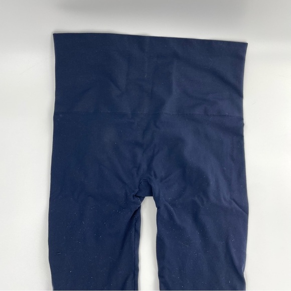 Spanx Navy Blue seamless Leggings M - Picture 3 of 9